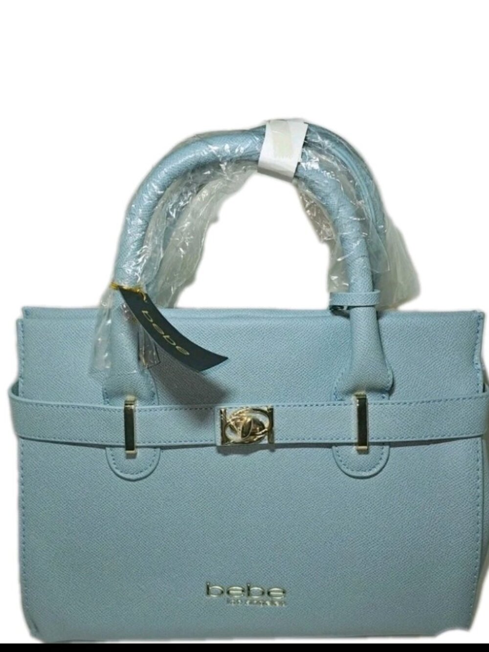Bebe Evie Small Crossbody Satchel - Light Blue